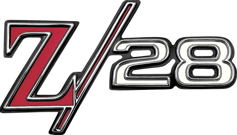 OER Z28 Front Fender Emblem With Hardware 1969 Chevy Camaro Z28