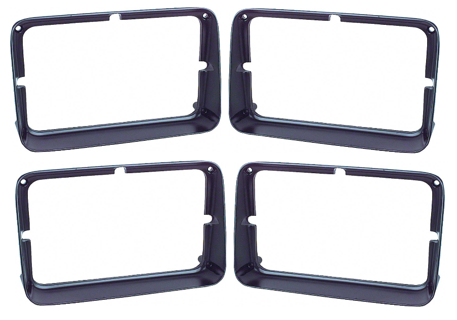 OER Black Headlamp Headlight Bezel Set 1979-1981 Pontiac Firebird Trans Am