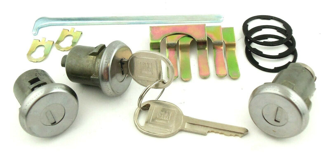 Door and Trunk Lock Set 1963-1986 Cutlass/442 1965-1994 Impala Bel Air Biscaynce
