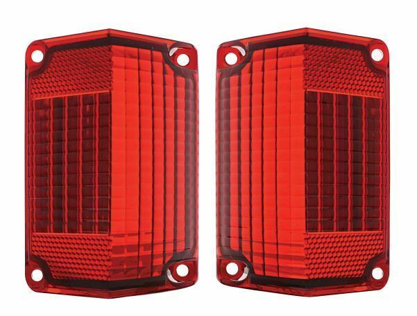 United Pacific Tail Light Lens Set 1968-1970 Chevy EL Camino Models