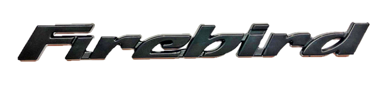 Reproduction Black Door Letter Emblem 1993-2002 Pontiac Firebird Models