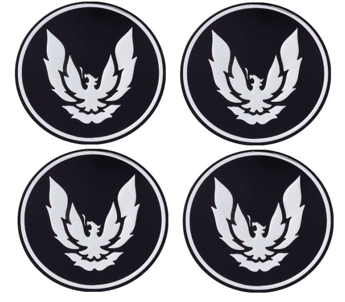 OER Bird Center Wheel Cap Emblem Set 1978-1992 Pontiac Firebird/Trans AM GTA