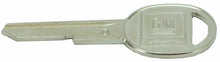 Load image into Gallery viewer, Late Style ""D"" Oval Door/Trunk Key Blank 1969-1981 Buick Chevy Olds and Pontiac""

