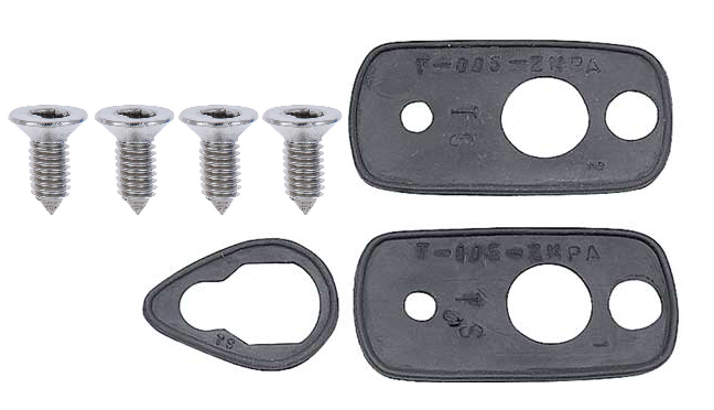 OER Outer Door Handle Gasket and Screw Set 1947-1951 Chevy and GMC Pickup Trucks