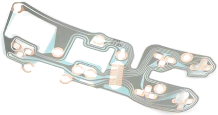 OER Instrument Cluster Printed Circuit 1984-1987 GMC Truck With Gauges