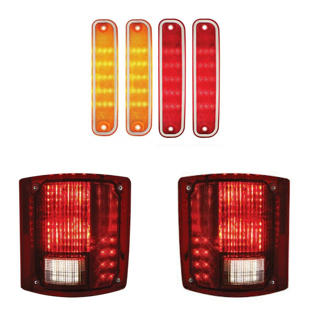 United Pacific Sequential LED Tail Lamp/Marker Lamp Set 1973-80 Chevy GMC Truck
