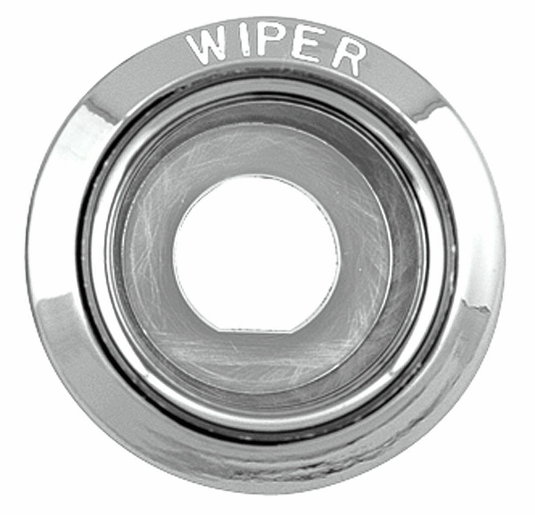 RestoParts Wiper Knob Bezel With White Letters 1967-1972 GTO Lemans and Tempest