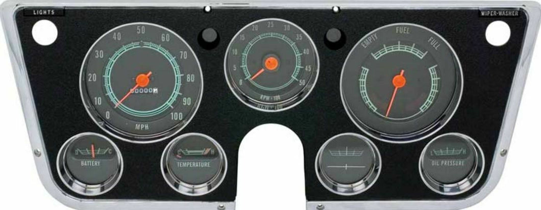 OER Instrument Panel Gauge Cluster Set with 5,000 RPM 1969-1972 Chevy/GMC Truck