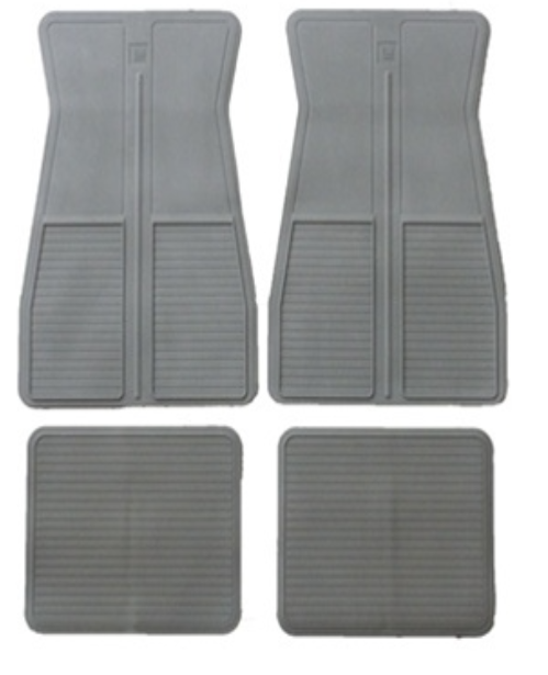Silver Grey Original Style Floor Mat Set Cutlass Regal Skylark LeSabre Riviera