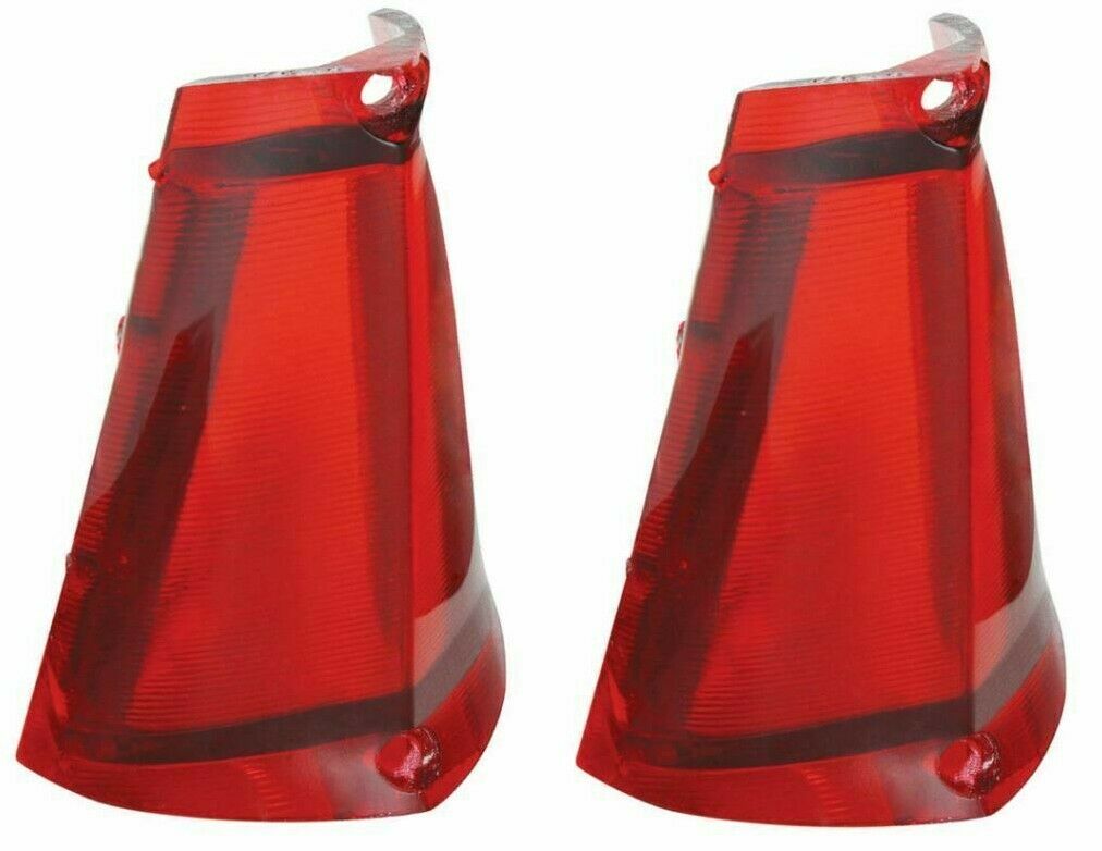 RestoParts Tail Fin Tail Lamp Lens Set 1964 Cadillac Deville Eldorado Fleetwood