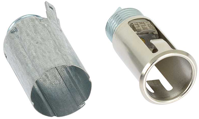 OER Dash Mount Cigarette Lighter Housing Socket 1964-1970 Ford Mustang & Falcon