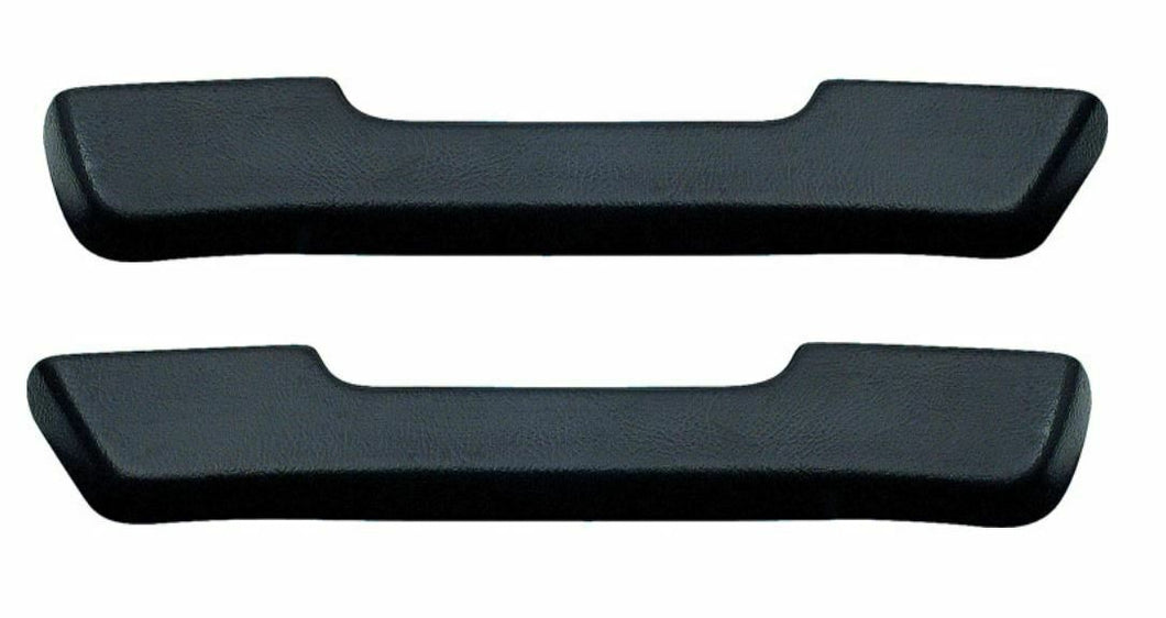 OER Black Front Armrest Pad Set 1968-1974 Nova Chevelle Skylark Ventura