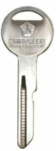 OER OE Style Trunk Key Blank 1966-1976 Dodge Plymouth Chrysler Models