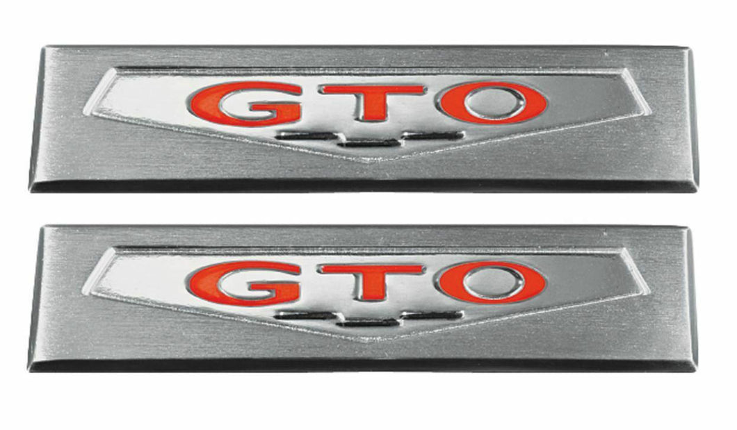 RestoParts Door Panel Emblem Set 1969-1970 Pontiac GTO