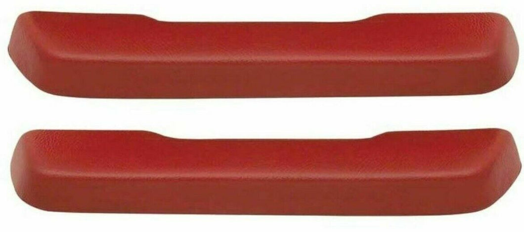 PUI Red Front Armrest Pad Set 1968-1972 GTO Lemans 1968-1969 Firebird