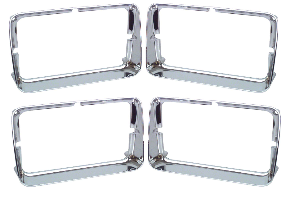 OER Standard Headlamp Headlight Bezel Set 1979-1981 Pontiac Firebird