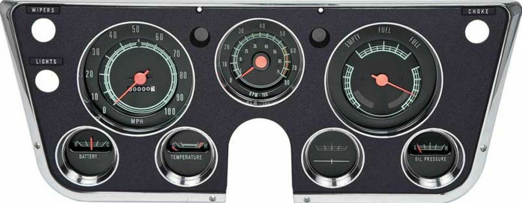 OER  Instrument Panel Gauge Cluster Set 8,000 RPM Tach 1967-72 Chevy/GMC Truck
