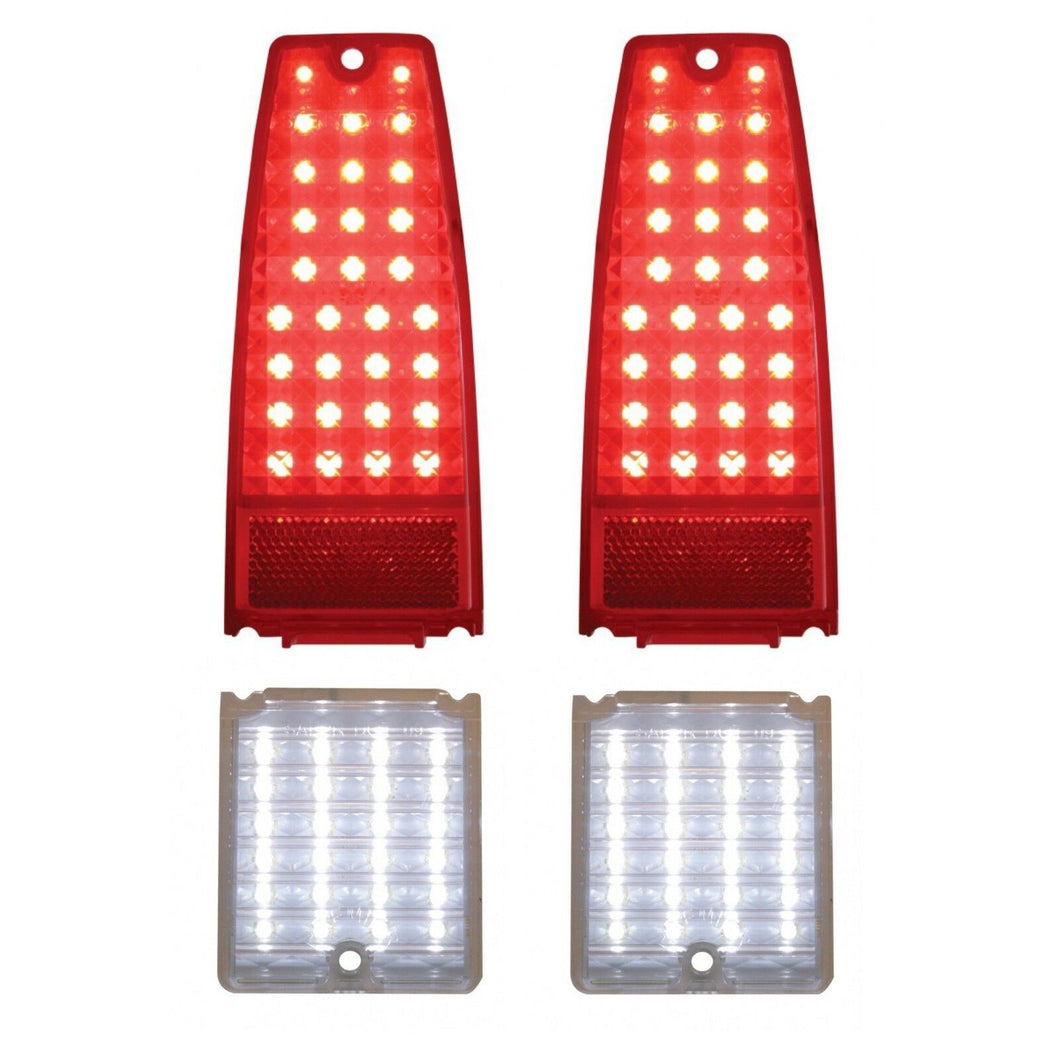 United Pacific 1966-1967 Chevy II Nova LED Tail Light and Back-Up Light Set