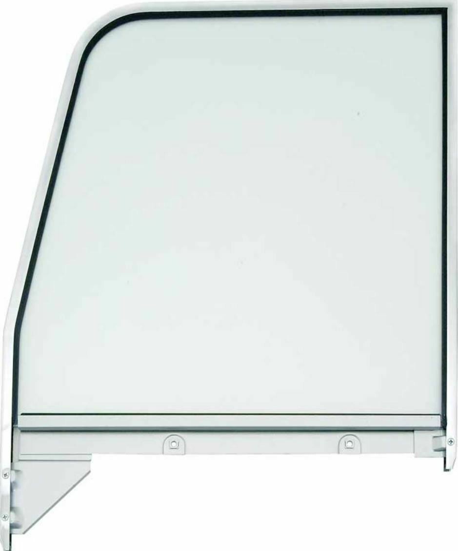 OER 14133 Left Hand Clear Door Glass With Frame 1955-1959 Chevy and GMC Truck