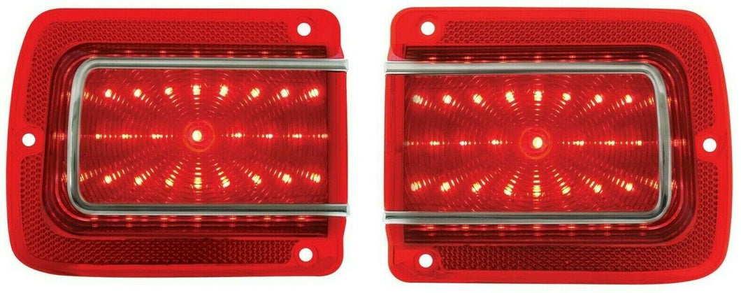 United Pacific LED Tail Lamp Light Set 1965 Chevy Chevelle and Malibu Models