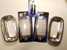Load image into Gallery viewer, United Pacific Clear LED Tail Light and Bezel Set For 1960-1966 Chevy/GMC Trucks

