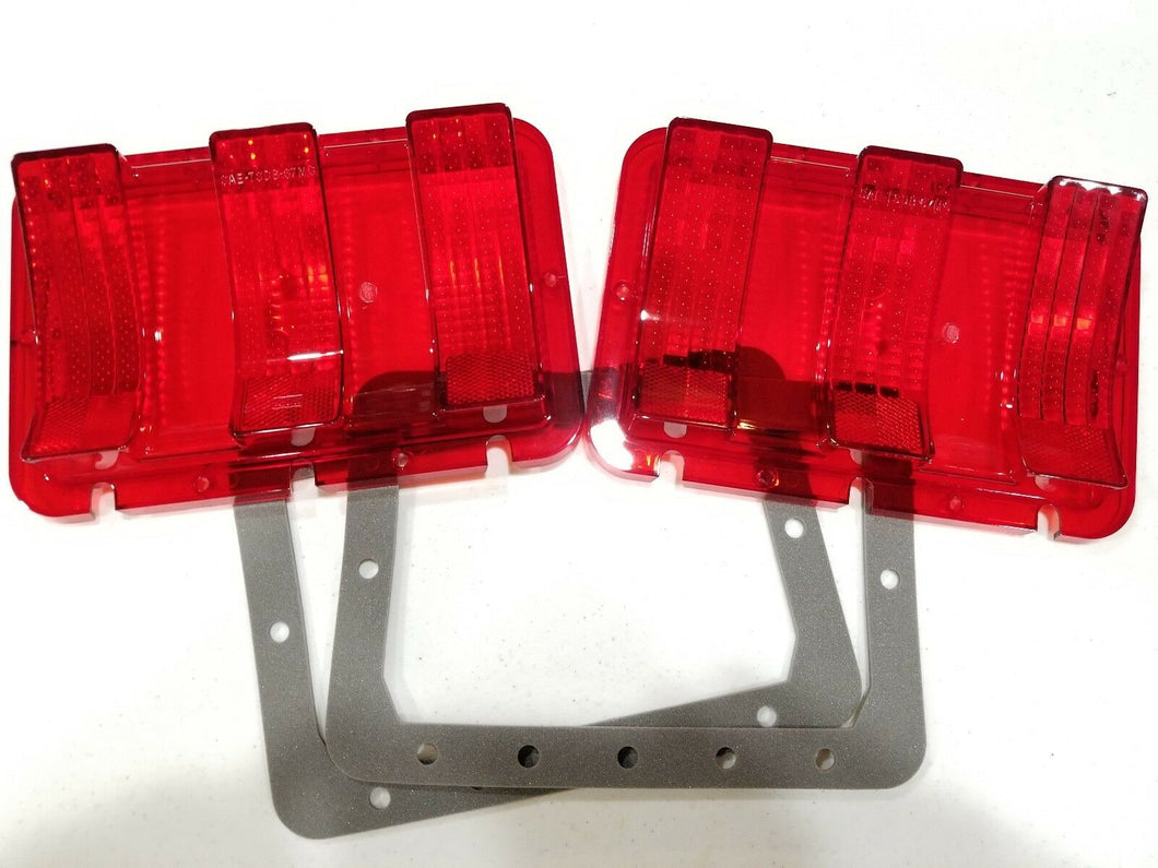 United Pacific F67801-2SET 1967-68 Ford Mustang Tail Light Lens& Gasket Set