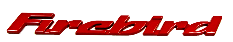 Reproduction Red Door Letter Emblem 1993-2002 Pontiac Firebird Models