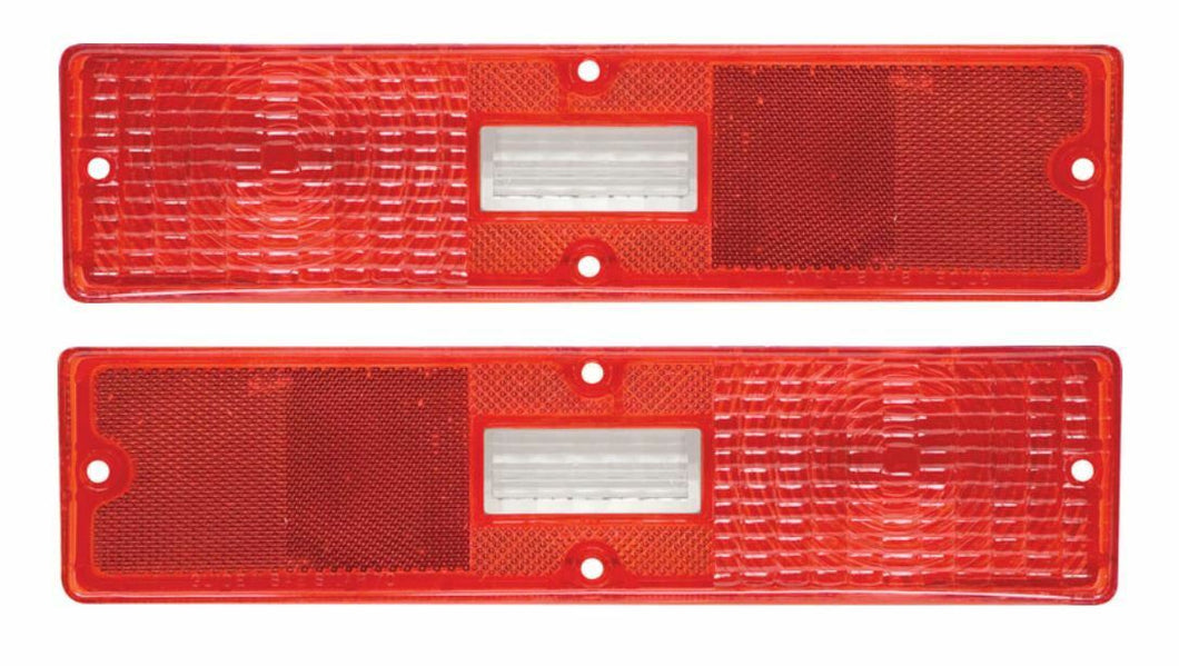 OER Tail Light Lens Set 1970 and early (1st Design) 1971 Models Chevy II Nova