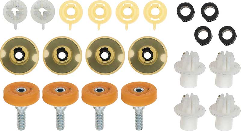 OER Front Door Window Hardware Set 1973-1974 Challenger and Cuda Models