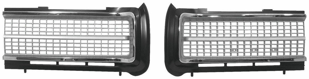 RestoParts Reproduction Injection Molded Grille Set 1969 Pontiac GTO