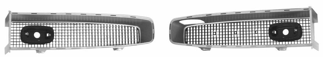 RestoParts Reproduction Grille Set 1966 Pontiac GTO