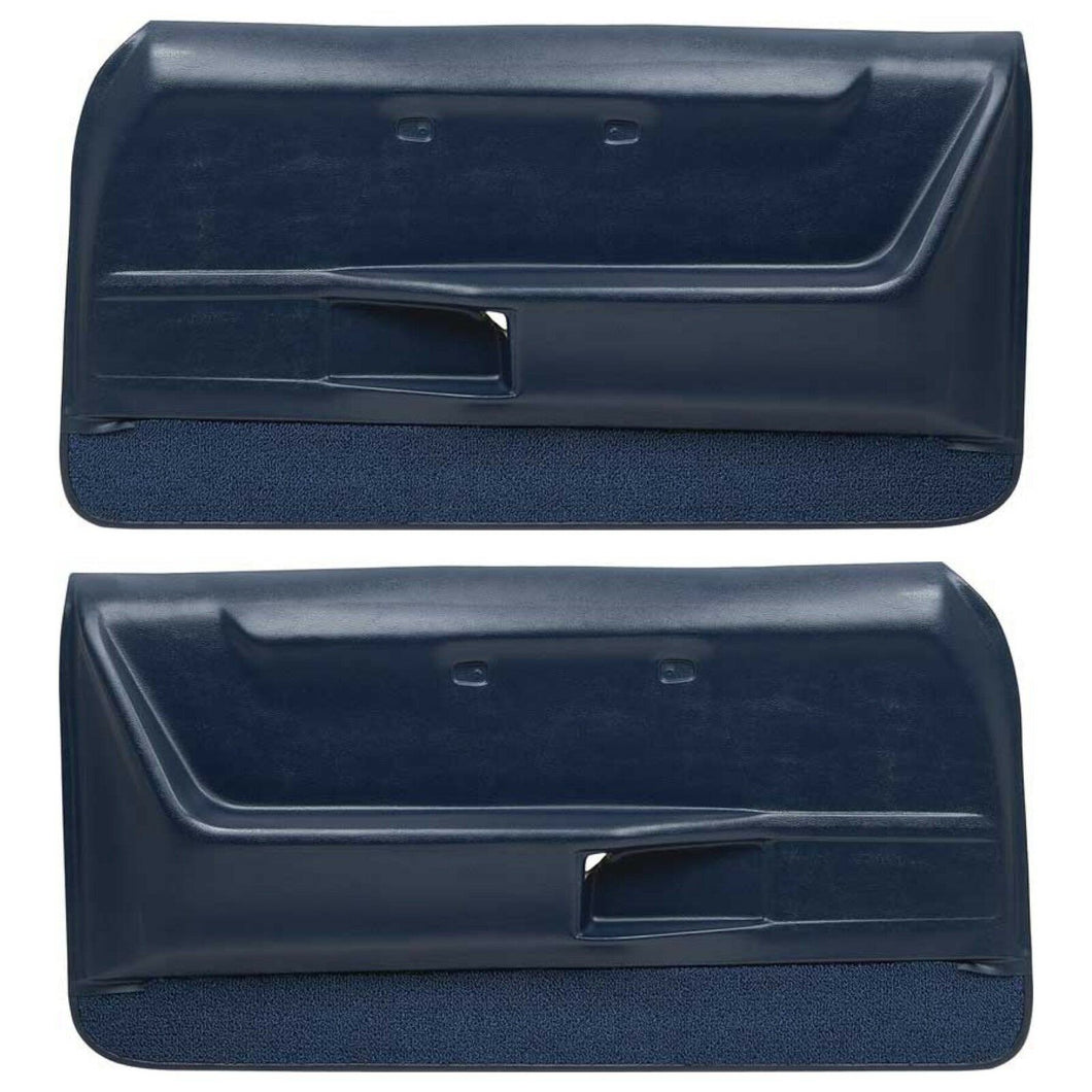 OER F62812 1968-1969 Pontiac Firebird Deluxe Door Panel Set Dark Blue
