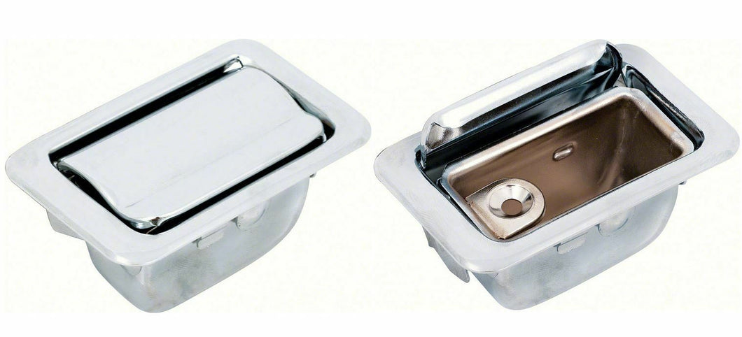 OER Chrome Rear Quarter Ashtray Set 1968-1981 Camaro Firebird Impala Nova