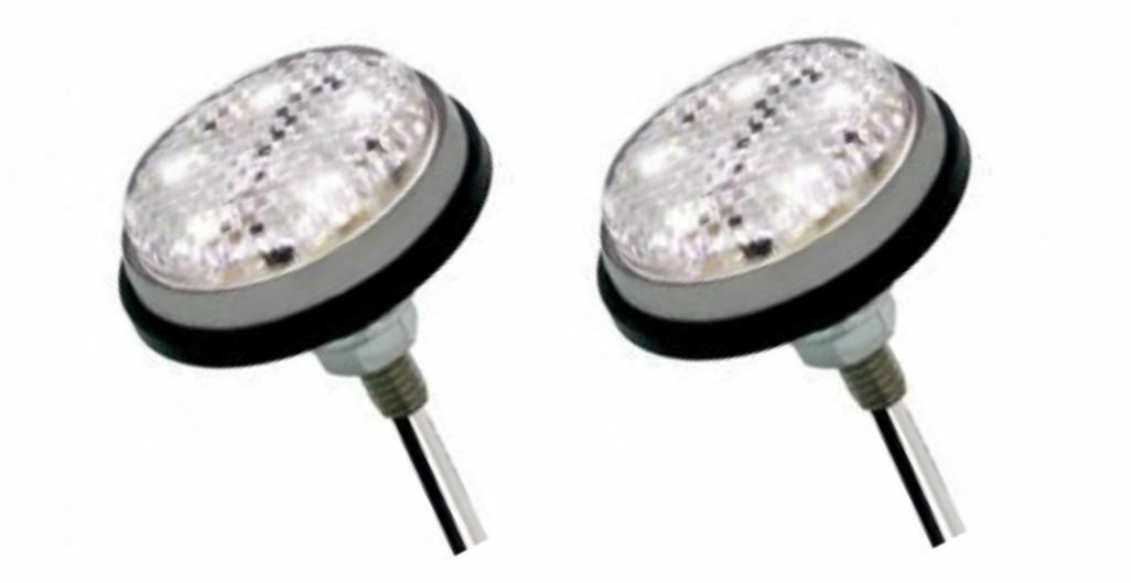 United Pacific White LED Tail Light Reflector Set 1951-52 &1956 Bel Air 150 210