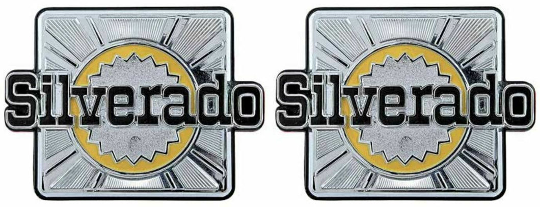 OER Silverado Quarter Panel Emblem Set 1981-1988 Chevy K5 Silverado Blazer