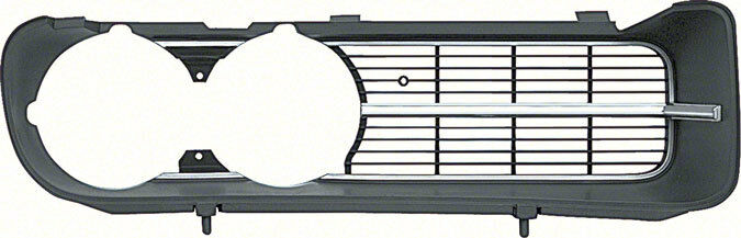 OER Right Hand Grill with Die-Cast Chrome Strip 1968 Pontiac Firebird 400