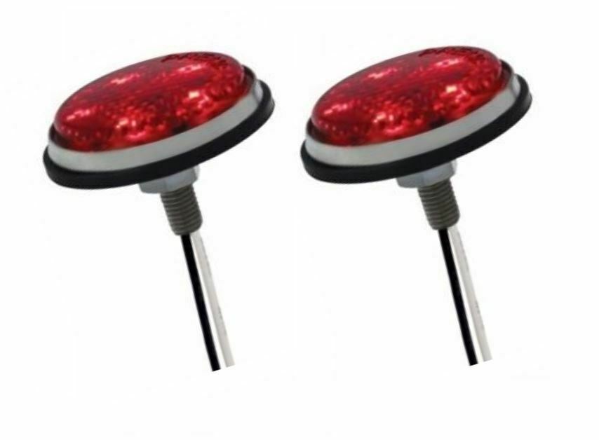 United Pacific Red LED Tail Light Reflector Set 1951-52 & 1956 Bel Air 150 210