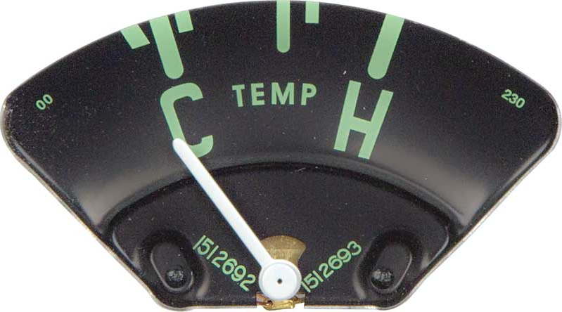 OER In-Dash Temperature Gauge 1954-1955 Chevy/GMC Truck 8 Cylinder Engines