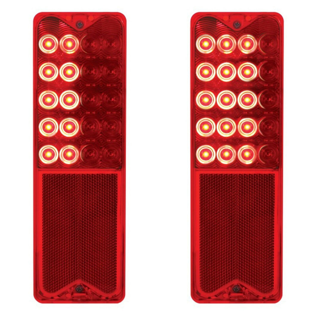 United Pacific 110214-2 1967-1972 Chevy GMC Truck Sequential LED Tail Light Set