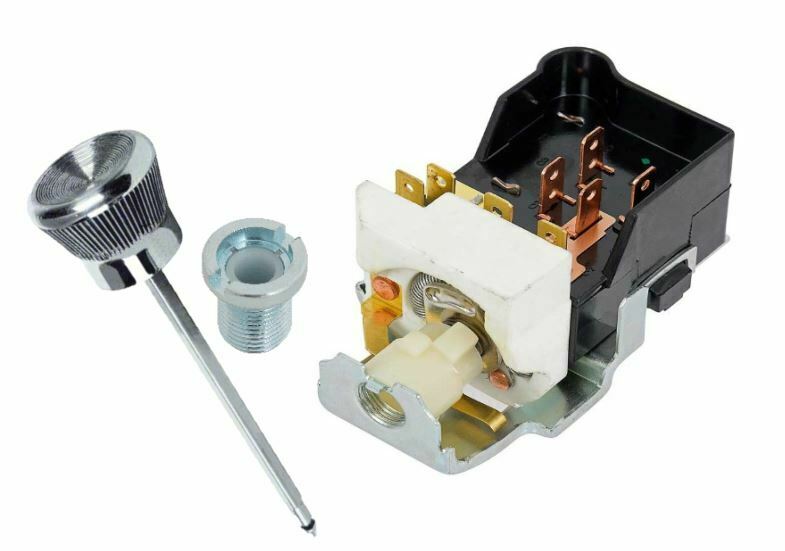 OER 8-Pin Headlamp Switch, Knob, and Mounting Nut 1967-1968 Pontiac Firebird