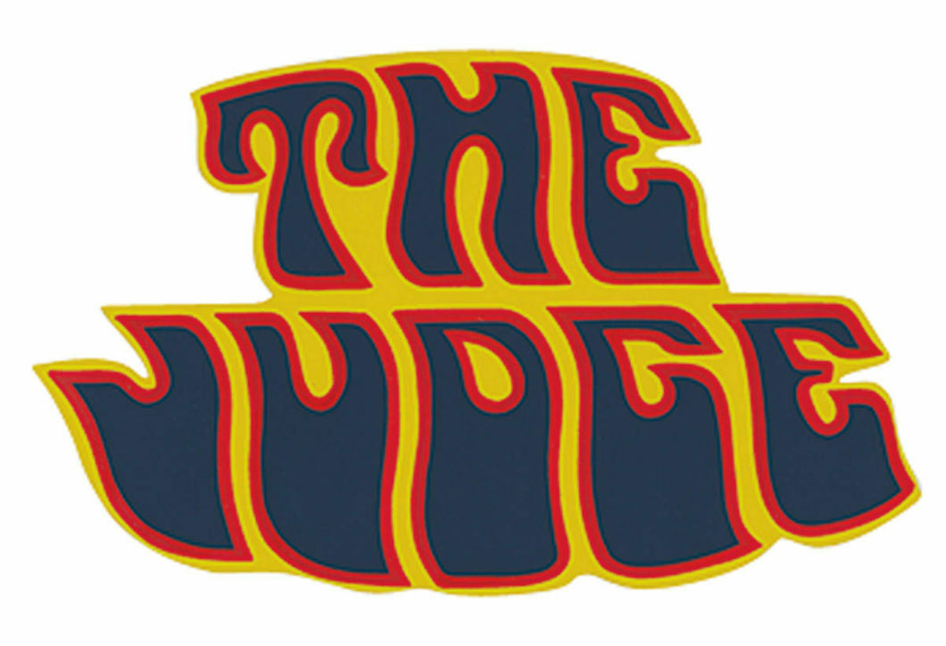 Fender & Deck Lid Decal/Sticker 1969 Pontiac GTO Judge Blue on Yellow