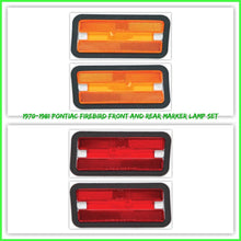 Load image into Gallery viewer, OER Front and Rear Marker Lamp Set with Gaskets 1970-1981 Firebird and Trans AM
