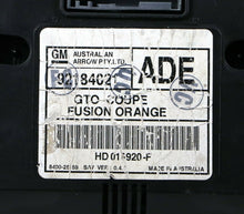 Load image into Gallery viewer, Used GM 92184021 Fusion Orange Instrument Gauge Cluster 2004-2006 GTO 89K Miles

