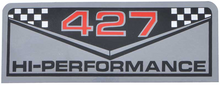 Load image into Gallery viewer, 427 Hi-Performance Valve Cover Decal For Camaro Chevelle Nova Impala Bel Air
