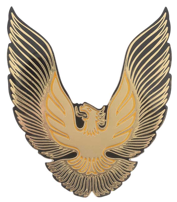 OER 5973148 1979-1981 Pontiac Firebird Trans Am Fuel Door Emblem Gold & Black