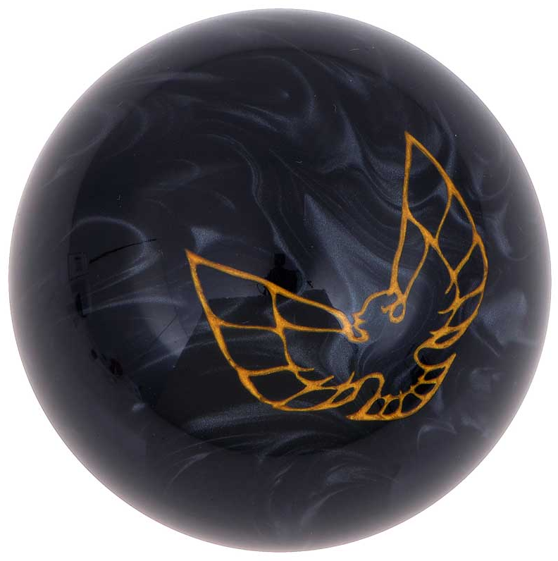 OER Black Pearl Shift Knob With Gold Firebird Emblem 1970-1981 Firebird/Trans AM