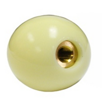Load image into Gallery viewer, Ivory Four Speed Shift Knob With 3/8 Coarse Thread GTO Firebird Camaro 442 Nova
