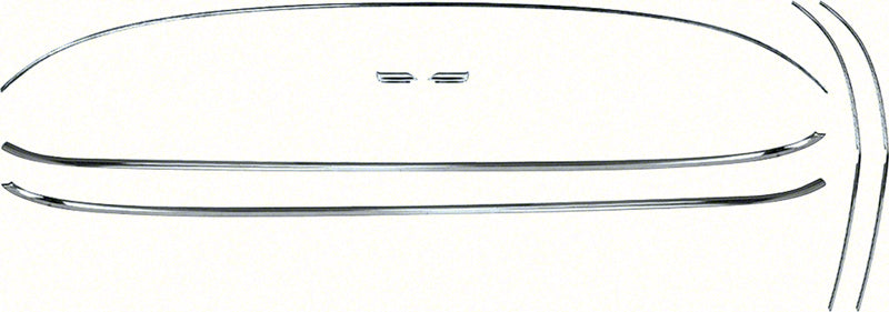 OER 1970-1981 Chevrolet Camaro 7 Piece Exterior Molding Kit Hood Fender Doors