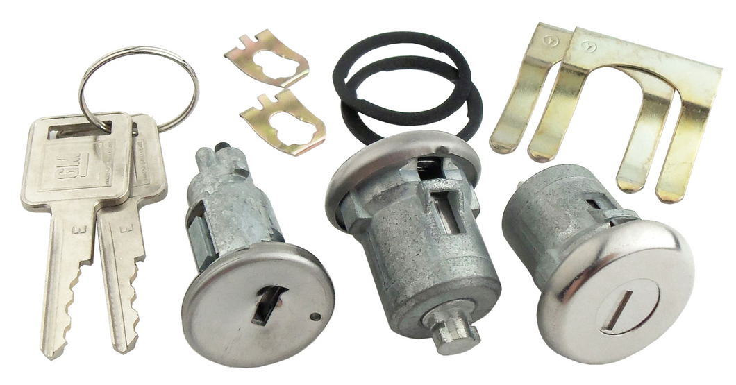 Ignition and Door Lock Set 1968 Camaro Chevelle Nova Corvair EL Camino Cadillac