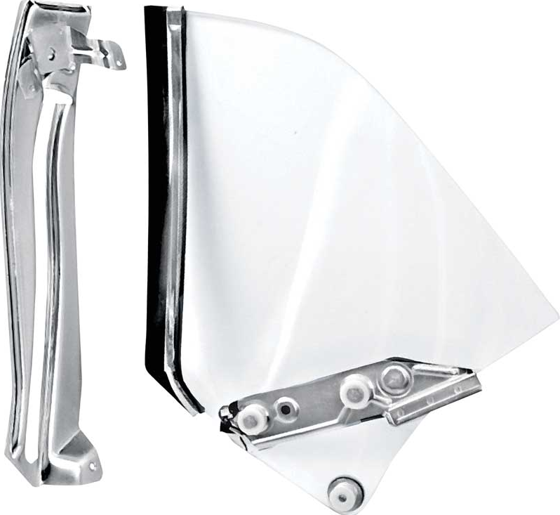 OER Passenger Side Clear Glass Quarter Window Assembly 1967-1969 Firebird/Camaro